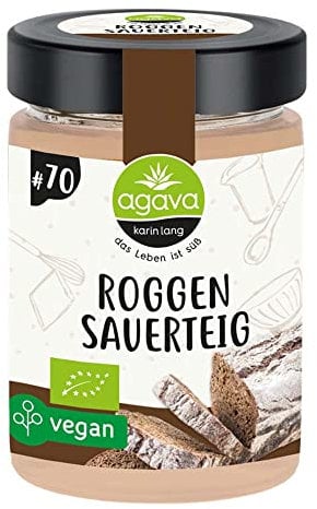 Agava Roggensauerteig, flüssig, Glas, 180g