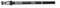 Burley Unisex – Erwachsene Steckachse_3091990721, Schwarz, 172-178 mm