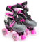 Xootz Rollschuhe für Kinder, verstellbare Quad-Skates für Anfänger, mit leuchtenden LED-Rädern, mehrere Farben und Größen, ab 5 Jahren