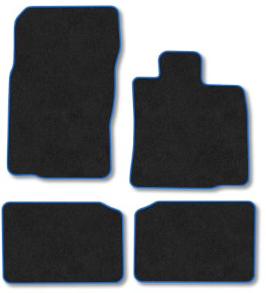 Mini Paceman (2013-2016) Carpet Car Mats | Blue Edge Trim Tailored Fit Floor Mats Full Coverage Protection Accessories Easy Clean Anti Slip Made in the UK