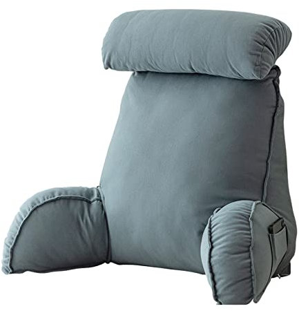 Extra Large Reading Pillow Detachable | Bed Rest Reading Pillow With Neck/Arm Support, Washable Pillowcase, Headboard Pillow, ideal For Sitting, Reading Or Playing 75x40x58cm(with headrest)
