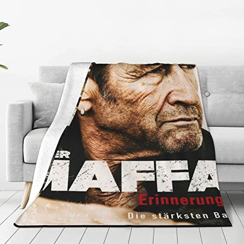 Oudrspo Peter German Maffay Ultraweiche Micro-Fleece-Decke, luxuriöse Anti-Pilling-Flanell-Schlafkomfort-Sofa-Bettwäsche und Reise-Klimaanlage-Decke