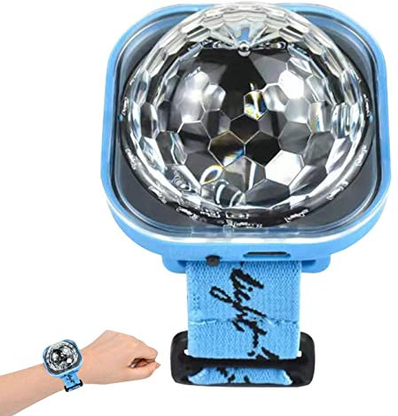 Bexdug Disco Light - Sound Activated LED Disco Lights | Rechargeable USB Bracelet for Home and Car, Battery Operated, Supplies