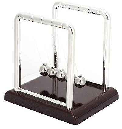 LetCart Pendolo a Sfera Classico di Newton - Giocattolo Bilanciato Magnetico - Fisica Scienza Giocattoli Educativi - Decorazione della Tavola di Casa e Ufficio