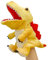lilizzhoumax Stegosaurus Kuscheltier, Simuliertes Tier Dinosaurier Handpuppe aus Plüsch, Kawaii Niedliches Rollenspiel, interaktives Früherziehungsspielzeug für Kinder, Geschenk für Freunde und Kinder