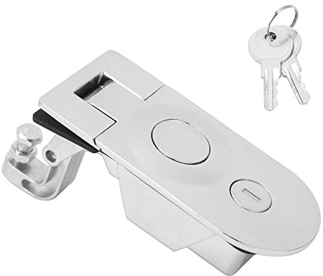 Loquet à Compression avec clé, Serrure en Alliage de Zinc, Camping-car, Yachts, Coffres, Poubelles, Portes D'entrepôt
