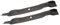 SECURA Jeu de lames (mulching) compatible avec MTD BE 107 T 13HM76KG648 Tracteur de pelouse