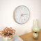 Homgoday Furniture Wall Clock 30 cm Rose Gold Indoor Furniture for Living Room Office Bedroom