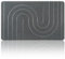 NAYAHOSE Groß Stein Badenmatte 80x50cm, 2024 Neu Kieselgur Badematte rutschfest, Duschvorleger Badvorleger Schnell Trocknend 100% Natürlich, Super Saugfähig Badezimmermatte (Grau, 80x50cm)
