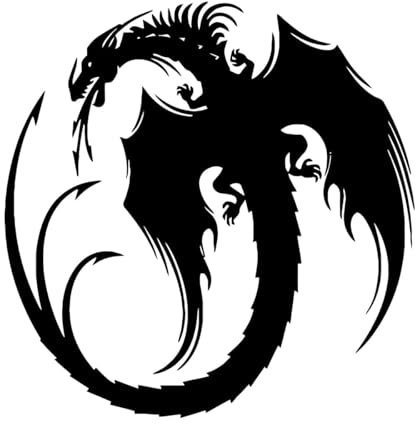 Kreativer Drachen-Wandaufkleber, Kunst, Wohnzimmer-Wand-Hintergrunddekoration, Vinyl, Kinderzimmer, Jungenzimmer, Wandtattoos, Dekor, groß – 57x57cm
