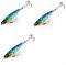 Cucchiaio da pesca in metallo per pesca in acqua salata, corpo 720 g, per tonno piccolo e martin (15 g, 50 mm)