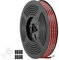 THUN-CT 20 AWG 0,52 mm² Rote-Schwarze Silikon Doppelleitung (Durchmesser: 1,8 mm x 3,6 mm), 5 Meter, Hohe Flexibilität, Geflechtsdrähte für LED-Streifen, 12V/24V DC, Elektro- und DIY-Projekte