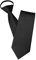 Aclouddate Krawatte Schwarz Herren Krawatten,Vorgebundene Verstellbare Krawatten mit Reißverschluss,Elegant Schwarze Krawatte Herren Klassische Hochzeit Krawatte für Büro oder Abschlussfeier Schule