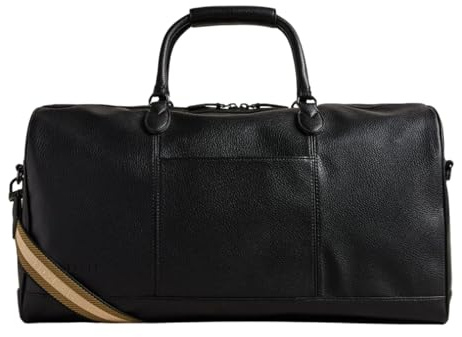 Ted Baker Reisetasche Kalvin PU Webbing Holdall Bag Black schwarz