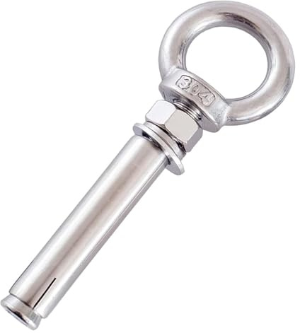 Ankerbolzen, M14-Spreizdübel, Hochleistungsbolzen, Ankerbefestigung, Hebebolzen aus Edelstahl 304 for Beton- und Ziegelwände(M14x80mm)