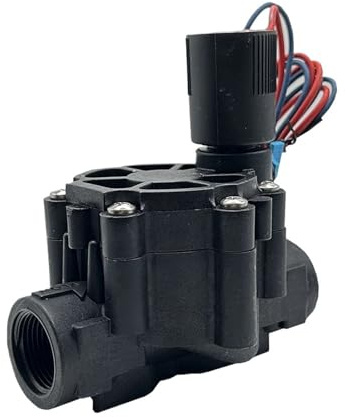 1/2 3/8 3/4 1 normalmente chiuso elettrovalvola acqua 220 V 12 V 24 V valvola in nylon per agricoltura giardino paesaggio irrigazione (1/2, ,110 V)