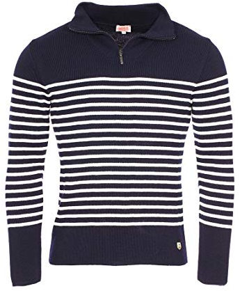 Armor Lux Herren 75735 Pullover, Schiff/Natur, X-Large