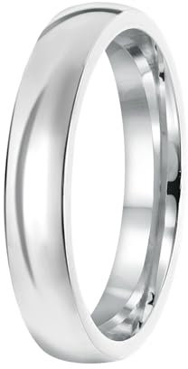 Lucardi - Herren Plattierter Ring - Schmuck - Geschenk Silber