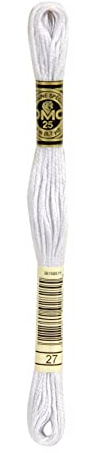 DMC 6-Strand Embroidery Cotton 8.7Yd-White Violet