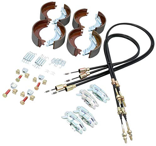 AB Tools Brake Shoe & Cable Full Kit for Ifor Williams Goods Trailer GD85 & GD105 2700kg
