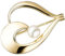 Jobo Damen-Brosche aus 14 Karat 585 Gold mit einer Perle