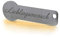Einkaufswagenlöser ® Lieblingsmensch® grau/Schlüsselanhänger Einkaufschip mit Schlüsselfundservice/Abziehbarer Einkaufswagenchip Metall, Chip Einkaufswagen, Key Finder / 1 Stück