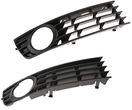 SDENSHI Paar Rechts/Links Nebelscheinwerfer Lampe Grill Lüftungsgitter Für 2001 2005 für Audi A4 B6