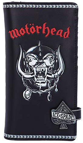 Nemesis Now Motorhead Warpig Snaggletooth Embossed Purse, PU Black, Officially Licensed Motorhead Merchandise, Motorhead War Pig Motif, Stylish Yet Practical, Multiple Slots for Cards and Cash