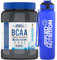 Applied Nutrition Bundle BCAA Amino Hydrate Powder 1.4kg + Lifestyle Water Bottle 1000ml | Branched Chain Amino Acids Supplement, Electrolytes, B Vits, Intra Workout & Recovery Drink (ICY Blue Raz)
