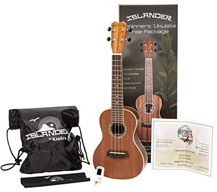 Islander MCB-4 Konzert Ukulele Set - Reforest Package