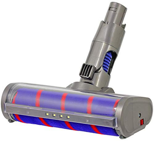 SPARES2GO Soft Roller Brush Head Hard Floor Turbine Tool for Dyson DC59 V6 Animal Vacuum Cleaner