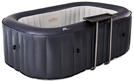 MSPAUK Nest 2021 Mspa tragbarer Whirlpool rund quadratisch 2/4/6 Personen Outdoor Bubble Spa Pool Whirlpool Inflation Smart Filtration, UVC Desinfektionstechnologie, 36 Grad Schnellheizung, 2