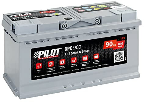 Batería 12V - Piloto Start-Stop EFB - 90 Ah - 830 A