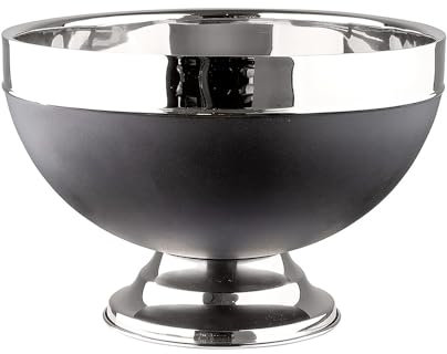 Fink ANDOR/Punchbowl,schwarz,Edelst./D.32cm,H.21,5cm