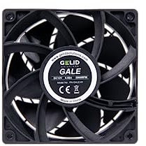 Gelid Solutions Gale Mining Lüfterlager: Doppelkugel–120-mm-Lüfter für extreme Leistung–3500 RPM–120x120x38