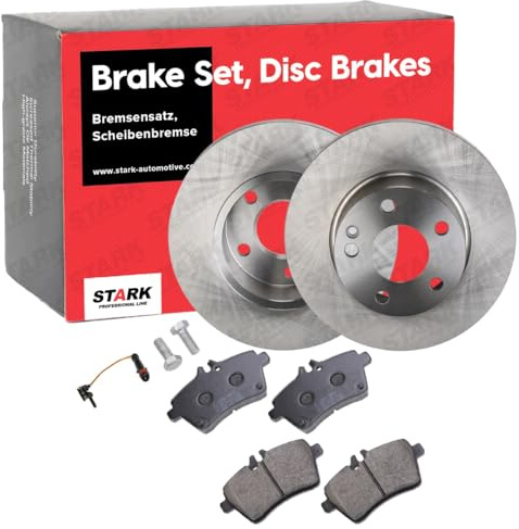 STARK SKBK-10991639 Kit dischi e pastiglie Assale anteriore con materiale d'attrito freno pieno