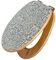 banjado Design WC Sitz Bambus Absenkautomatik 45,8x37,5cm / Toilettendeckel mit Absenkautomatik Holz/hochwertiger Bambus Klodeckel/WC-Sitz für gängigen Toiletten/Motiv Blaues Ornament