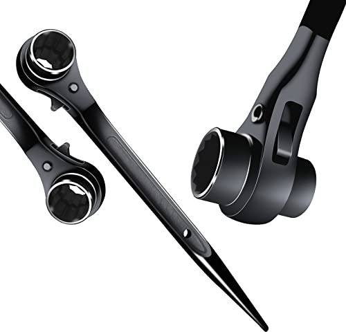 Funnytek Ratschenschlüssel, Schraubenschlüssel, Stahl, 22 x 24 mm