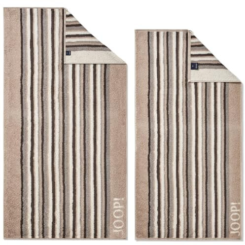 Joop! Handtücher Move Stripes 1692 Sand - 37 Handtuch 50x100 cm