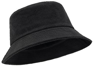 Zylioo Cord Fischerhut Anglerhut Für Kleinen Kopf,Kord Bucket Hats Größe 55cm,Kleiner Winter Sonnenhut mit Breiter Krempe