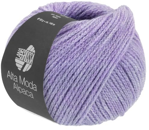 LANA GROSSA Alta Moda Alpaca | Kettengarn aus Alpaka (Baby) | Handstrickgarn aus 90% Alpaka (Baby), 5% Schurwolle (Merino) & 5% Polyamid | 50g Wolle zum Stricken & Häkeln | 140m Garn 99