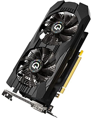 HUIOP Scheda grafica da gioco GTX1660 SUPER 6G Memoria 6G/192bit/GDDR6 Supporto massimo Risoluzione 4K con porte di uscita DP+DVI+HD,Scheda grafica da gioco