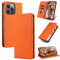 Beajew Handyhülle für iPhone 15 Pro Hülle, Premium Leder Schutzhülle [RFID Blockierung] Magnet Klappbar Flip Case Tasche Multifunktional Stoßfest kompatibel mit iPhone 15 Pro, Orange