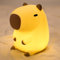 UNEEDE LED Nachtlicht Kinder,Nachtlicht süße Tiere, Kawaii Capybara Silikon Stilllicht Kinder Nachtlicht Dimmbar Touch Type-C Lampe