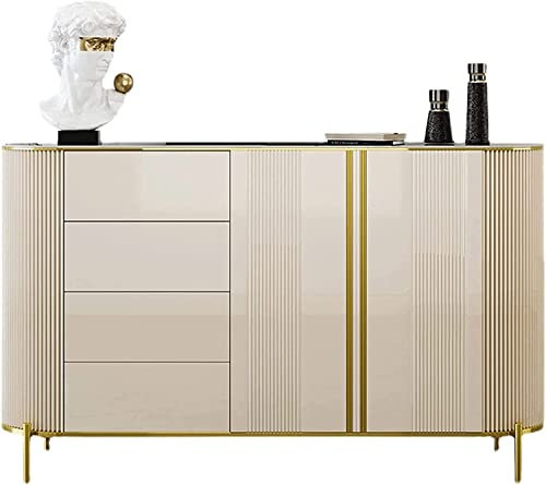 BONOOL Luxuriöser Buffet-Sideboard-Barschrank mit Stauraum, Sideboard-Buffet-Lagerschrank, moderner Küchen-Buffet-Barschrank (47 Zoll)