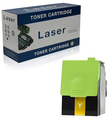 Ineecink Kompatible Tonerkartusche Als Ersatz Für Lexmark XC2130 24B6011 24B6010 24B6008 24B6009 Zur Verwendung Mit Lexmark XC2130 XC2132 Drucker,Gelb