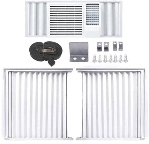 Surround Insulation Side Panels - Insulation Ac Side Panel, Ac Side Panel Kit | Adjustable Air Conditioner Side Panel Kit with Frame, Window Air Conditioner Side Panels for 12,000 BTU, 14.6x13x1.4 in