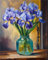 Blume Orchidee Malen nach Zahlen für Erwachsene,DIY Acryl Aquarell Malen nach Zahlen für Kinder Anfänger,Malen Kunst Handwerk für Dekoration Kunst Wandbilder（DIY Frame）45x60cm