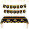 Lets Joy Frohes Neues Jahr Tischdecken, 137x 274cm Tischdecke Silvester, Happy New Year Banner, Neujahr Banner, Silvester Deko, Silvester Deko Accessoire, Schwarz Gold Silvesterdeko 2025