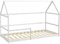 AIYAPLAY Cama para Niños de Madera en Forma de Casa Cama Infantil con Barandillas Cama Casita Carga 60 kg 90x190 cm Blanco